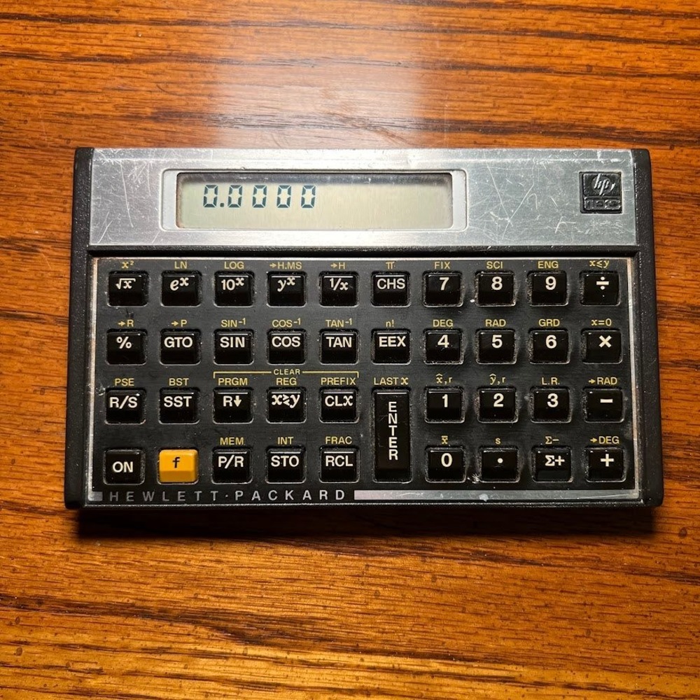 Hewlett Packard HP 10c Scientific Calculator Vintage Voyager Series RPN HP10C